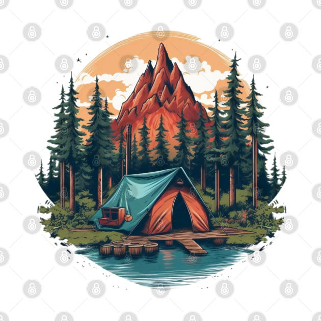 Camping Scene #7 by Chromatic Fusion Studio