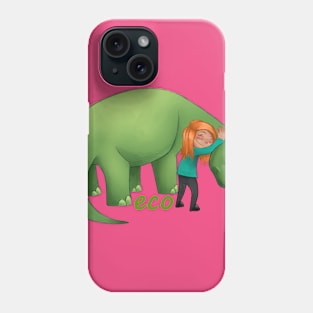 Hug A Friend! - Bronto With Girl Edition Phone Case