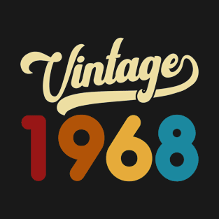 1968 Vintage Gift 52nd Birthday Retro Style T-Shirt