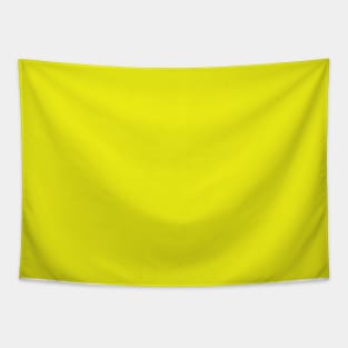 Bright Yellow Plain Solid Color Tapestry