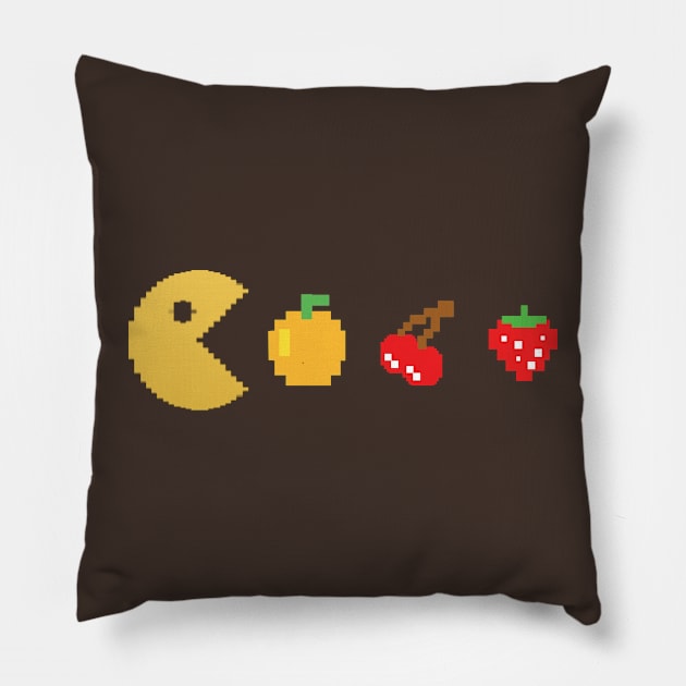 Vintage Pacman Pillow by M.Y