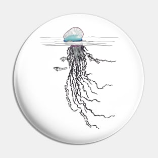 Portuguese Man O War Pin