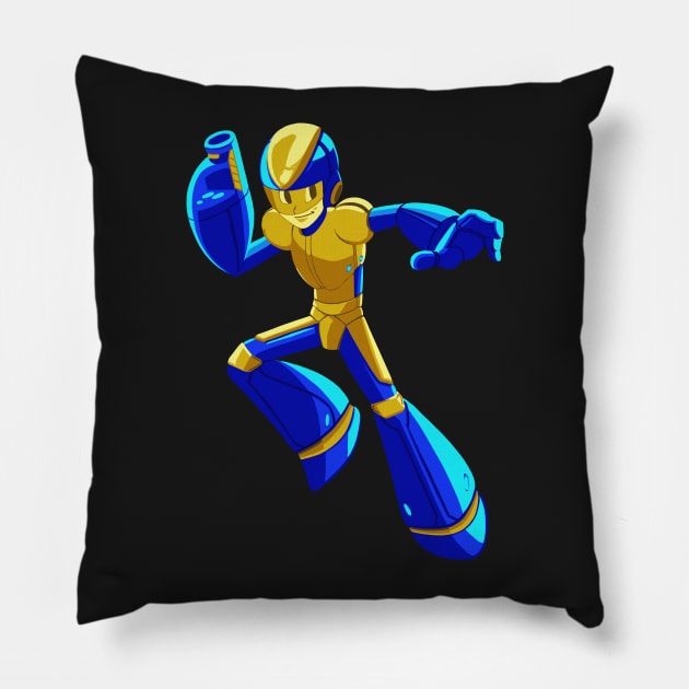 Bad box art Megaman Pillow by krls