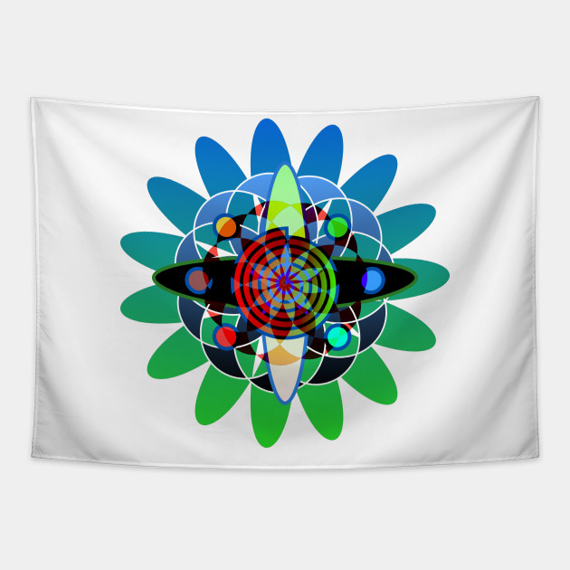 Psychedelic Abstract Star Visions Psychedelic Tapestry Teepublic