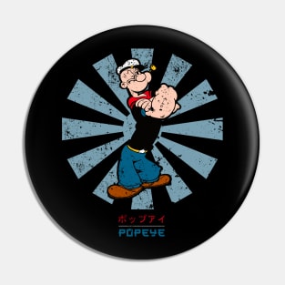 Popeye Retro Japanese Pin