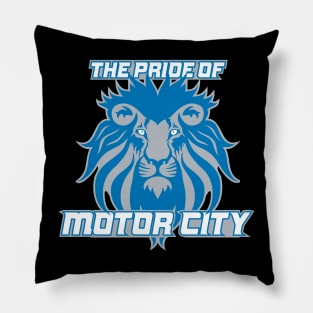 The Pride of Motor City Hometown Detroit Pillow