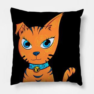 Orange Cat Pillow