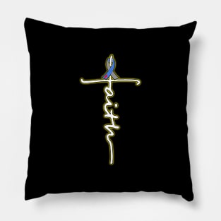 Faith ChristianJesus Diabetes Awareness Pillow