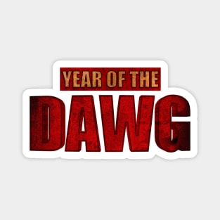 Year of the Dawg Magnet