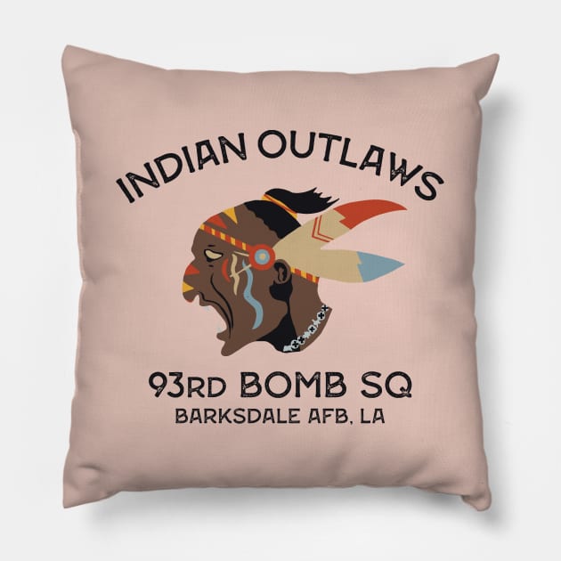 93rd BOMB SQ Pillow by BUNNY ROBBER GRPC