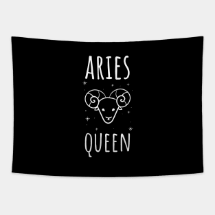 aries queen Tapestry