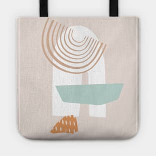 Modern Shapes #illustration #digitalart Tote