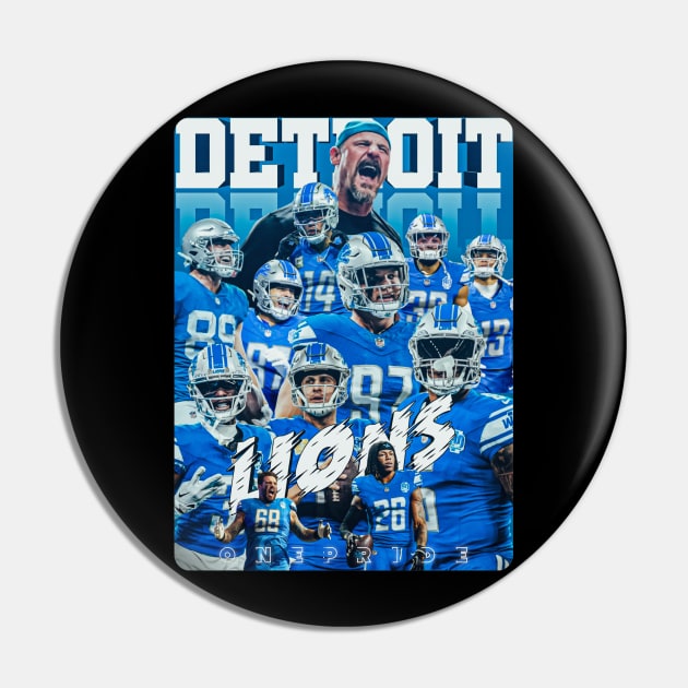 Detroit Lions Pin by NFLapparel