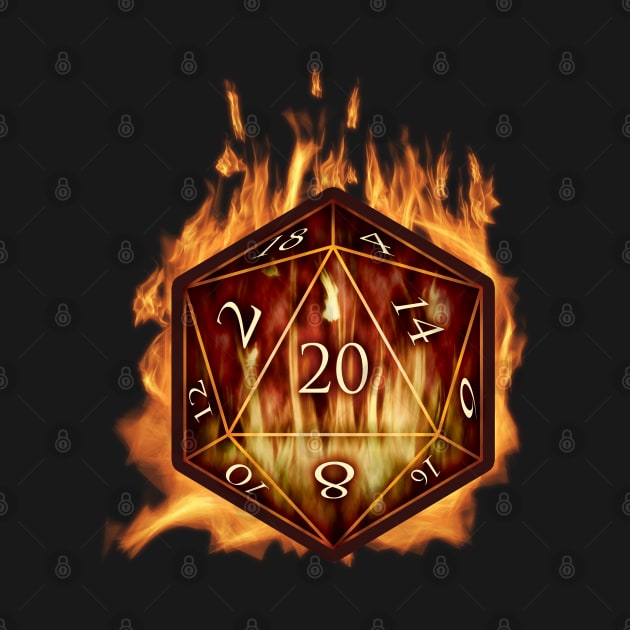 D20 - Infernal by patrickkingart