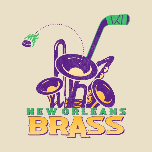 Defunct New Orleans Brass Hockey Team by Defunctland