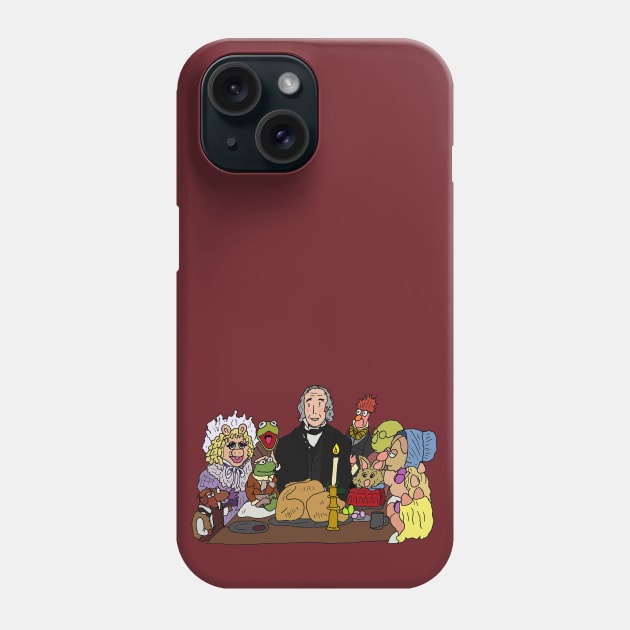 Muppets Christmas Carol - Thankful heart, no writing Phone Case by JennyGreneIllustration