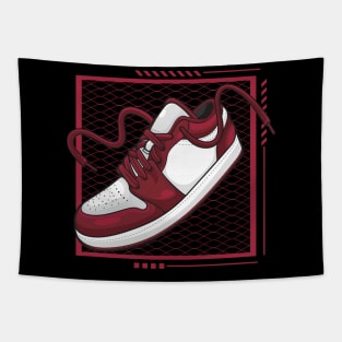 AJ 1 White Bordeaux Sneaker Tapestry