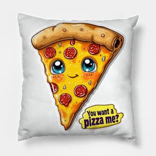 Cartoon Pizza Pillow