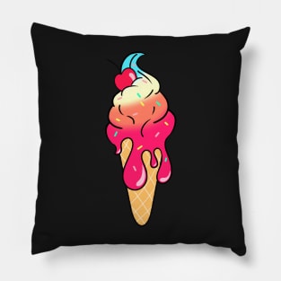 Rainbow Sundae Ice Cream Pillow