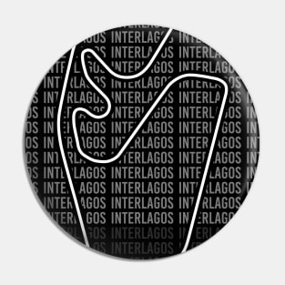 Interlagos - F1 Circuit - Black and White Pin