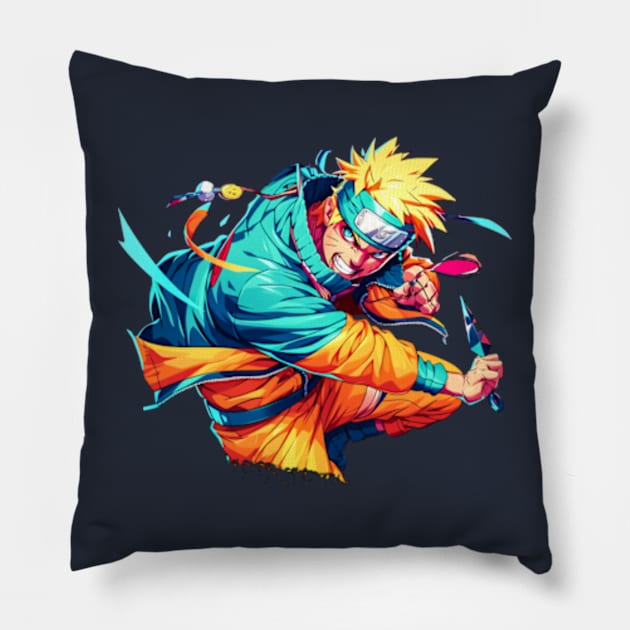 naruto uzumaki - naruto Pillow by emhaz