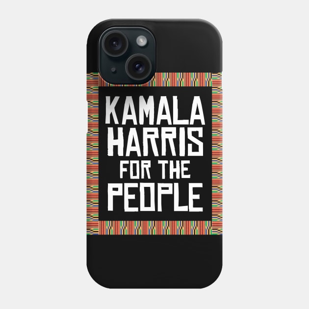 Kamala Harris for the people afro american pattern Phone Case by opippi