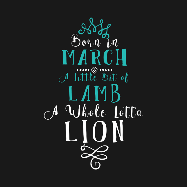 March Birthday Lion Lamb by 4Craig