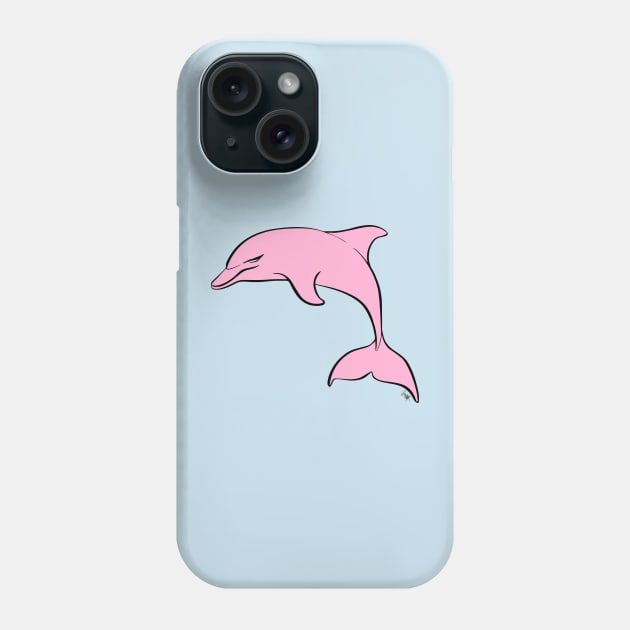 Sunset dolphin Phone Case by scarlettbaily