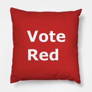 Vote Red Pillow