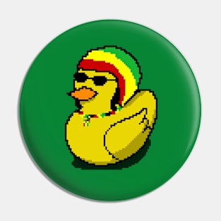 Duckys Rastaman Pin