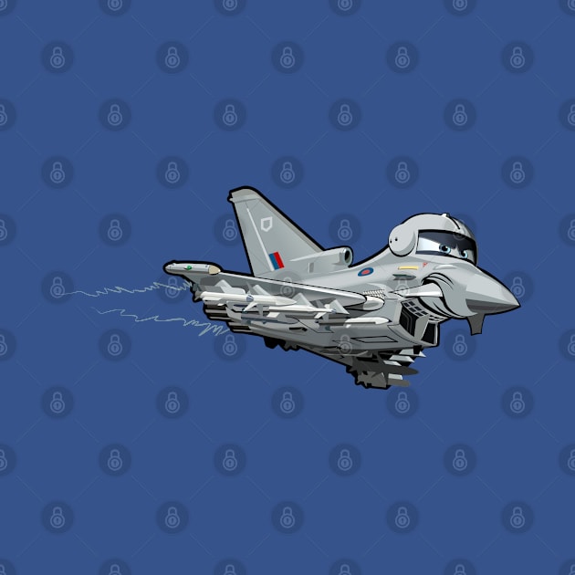 Cartoon Fighter Plane by Mechanik