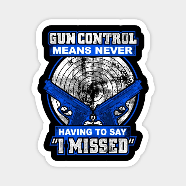 Anti Gun Control Gun Owners Shirt Magnet by Kibria1991