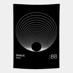 Shack Zilch / Minimalist Graphic Artwork Design Tapestry