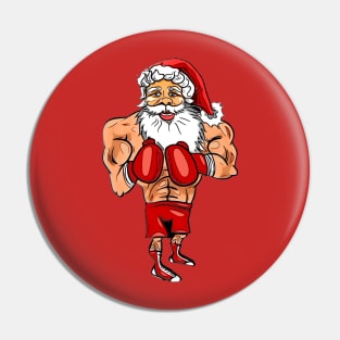 Boxing Santa Pin