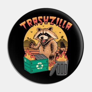 Trashzilla Pin