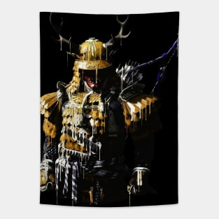 Golden Samurai Tapestry