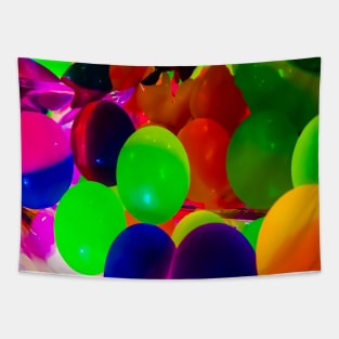 Neon Colorful Balls Tapestry