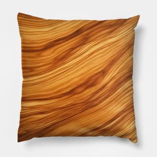 Woody Contours -elegant wood grain art- Pillow