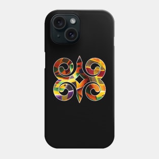 Ghana Akan Adinkra Symbol Kente Pattern Phone Case