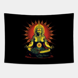 Indian Diety Hindu Spiritual Zen Buddha Tapestry