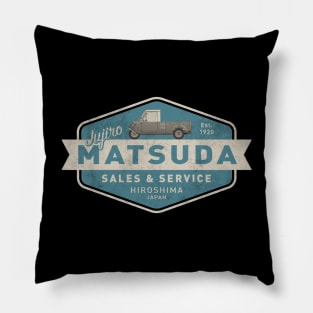 Vintage Mazda by Buck Tee Pillow