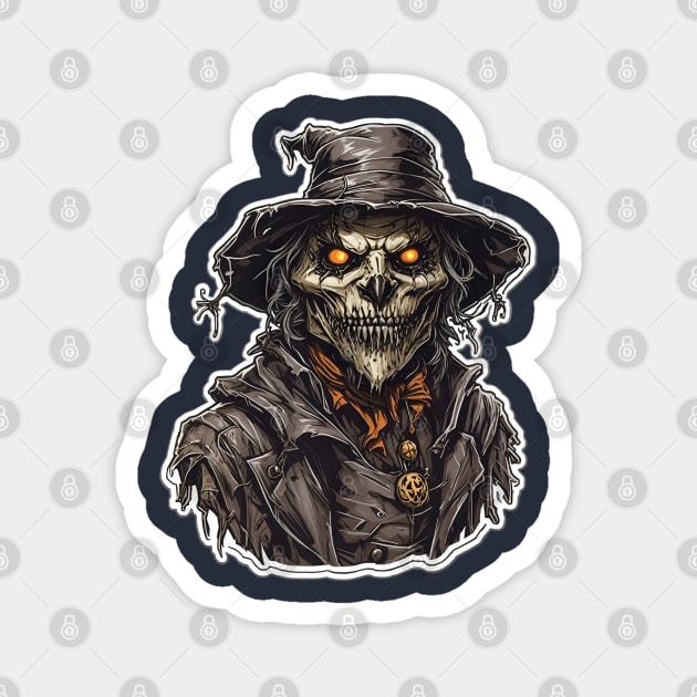 Scarecrow of Horror Magnet by Providentfoot