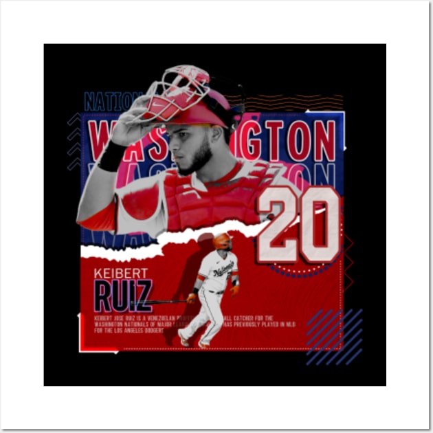 Keibert Ruiz Washington Nationals baseball player poster Nationals