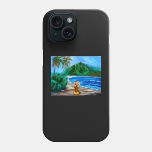 Girl on the Beach Phone Case