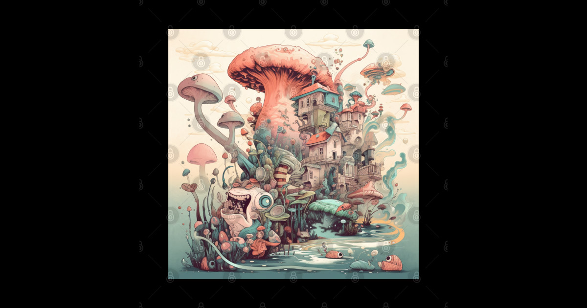 The fantastical castle world - The Fantastical Castle World - T-Shirt ...