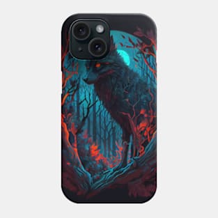 night wolf Phone Case