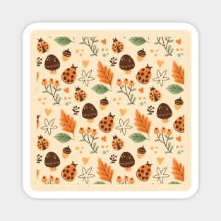 Fall / Autumn pattern Magnet