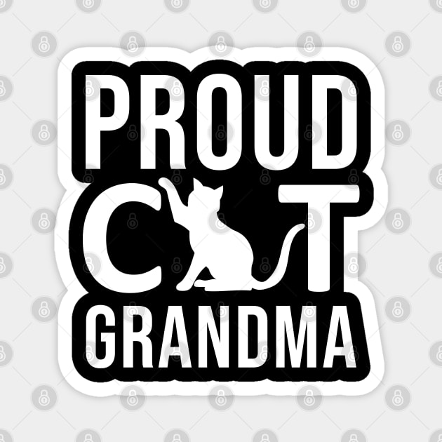 Proud Cat Grandma Magnet by DragonTees