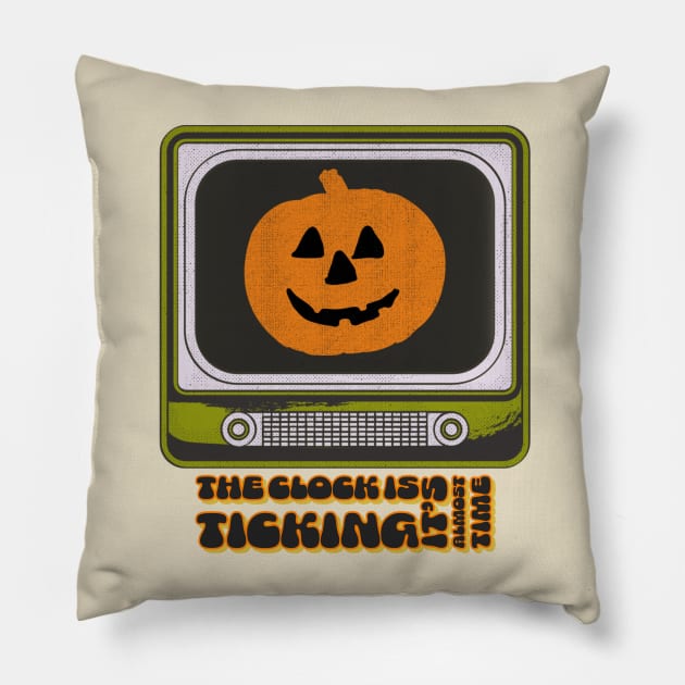 Silver Shamrock Pillow by VultureVomitInc