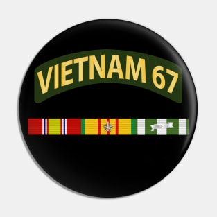 Army - Vietnam Tab - 67 w VN SVC Pin